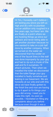 Tim Donnell Plumbing & Heating Logo