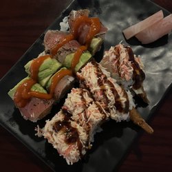 Orchid Japanese Restaurant - Peppered Tuna Roll & Kirin Roll