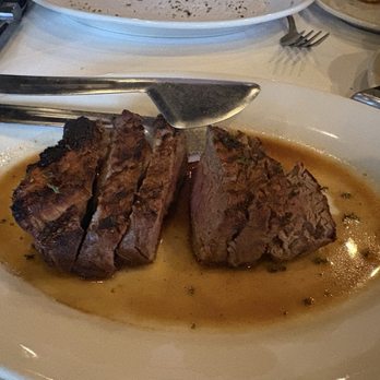 Morton's The Steakhouse - 12oz filet to share. Brought it sliced. - Steakhouses Near Me - San Juan, Puerto Rico
