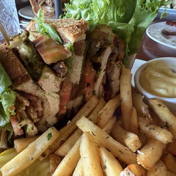 22 Bowen's - Triple chicken club! I had to take half home! Delicious - New American Near Me - Newport, Rhode Island 22 Bowen's - Triple chicken club! I had to take half home! Delicious - New American Near Me - Newport, Rhode Island