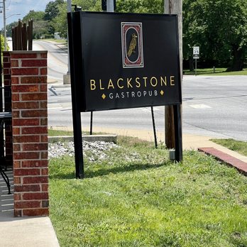 Blackstone Gastropub - Front sign - New American Near Me - Joplin, Missouri