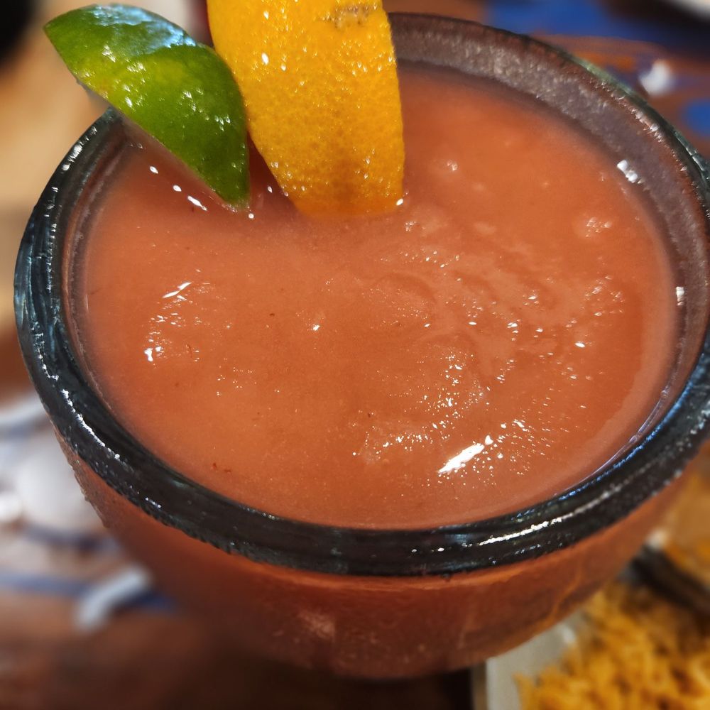 El Catrin - Strawberry Banana Margarita - Mexican Near Me - St. Louis, Missouri El Catrin - Strawberry Banana Margarita - Mexican Near Me - St. Louis, Missouri