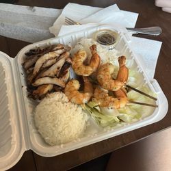 Okasan Teriyaki - Chicken and shrimp Teriyaki