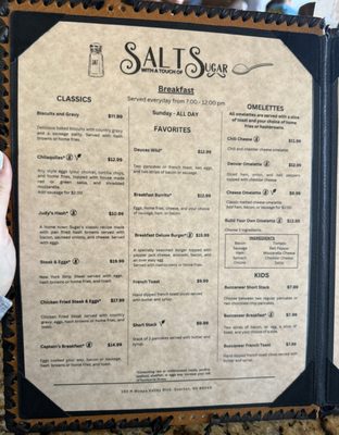Menu photo 1 Salt's Overton, NV