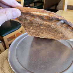 Natale's Italian Restaurant and pizza - Very well baked bottom, especially for a single slice.