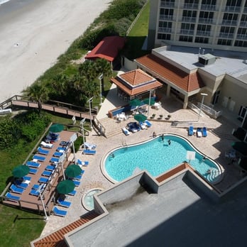 Hilton Melbourne Beach Oceanfront - view of pool from room 1010 - Hotels Near Me - Melbourne, Florida Hilton Melbourne Beach Oceanfront - view of pool from room 1010 - Hotels Near Me - Melbourne, Florida