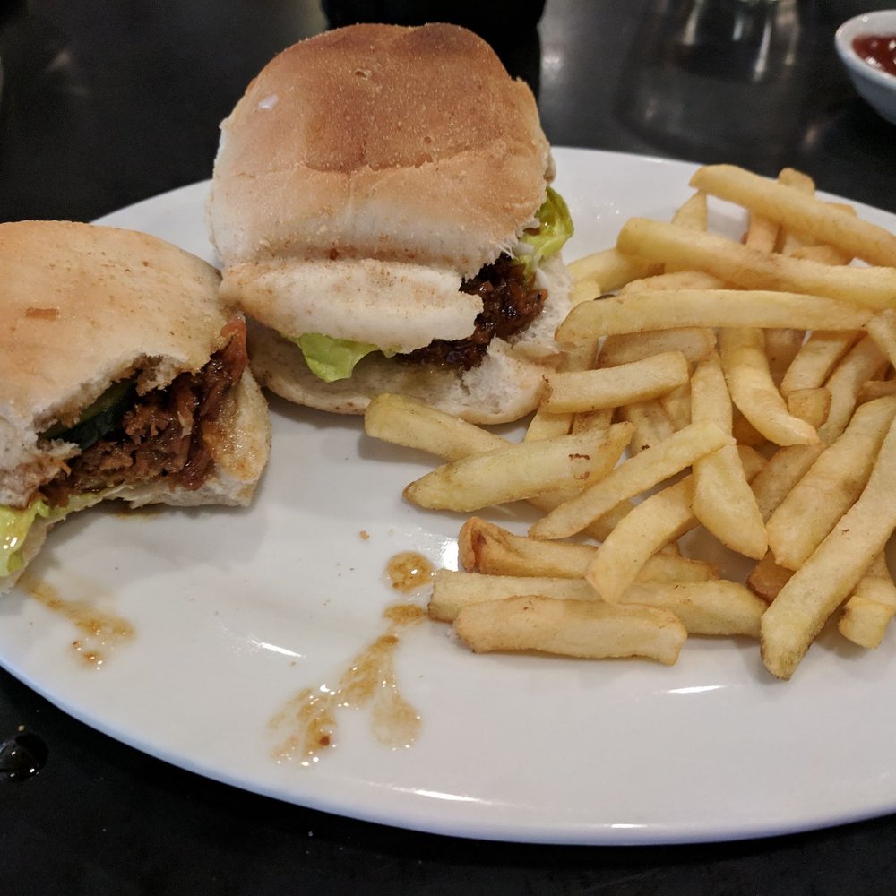 Mozu Café - Pulled Pork Adobo pandesal sandwich - Food Near Me - Pasig, NCR Mozu Café - Pulled Pork Adobo pandesal sandwich - Food Near Me - Pasig, NCR