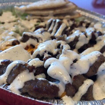The Halal Guys - Regular Gyro Beef Platter (no filters) - Middle Eastern Near Me - Long Beach, California The Halal Guys - Regular Gyro Beef Platter (no filters) - Middle Eastern Near Me - Long Beach, California
