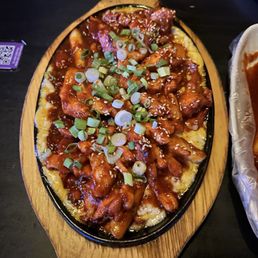 Cheese Bath Spicy Chicken BBQ