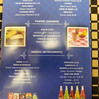 Jenni's Panaderia Salvadoreña - Menu Sides/Desserts/Drinks - Salvadoran Near Me - Homestead, Florida Jenni's Panaderia Salvadoreña - Menu Sides/Desserts/Drinks - Salvadoran Near Me - Homestead, Florida