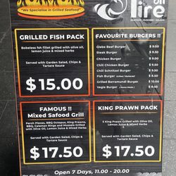 Fish on Fire - Menu 2/2025