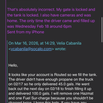 SoCal Propane - Officer manager fabricated interaction with delivery of propane - Propane Near Me - Hemet, California