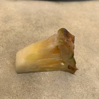 Holoholo Grill - This is the pineapple that came with my drink!  disgusting.. I felt insulted!! - Hawaiian Near Me - Koloa, Hawaii