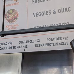 $2 upcharge for potatoes
