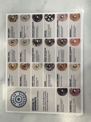Menu photo 4 Parlor Doughnuts Phoenix, AZ