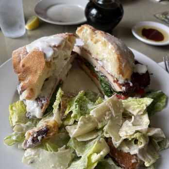 Mangia - Eat on Main - Chicken sandwich with Ceaser - Italian Near Me - Salinas, California