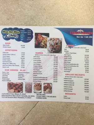 Menu photo 7 Conch Heaven Doraville, GA