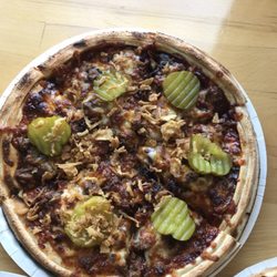 Twisted Barrel Wood Fired Pizza - BBQ bacon cheeseburger (limited option)