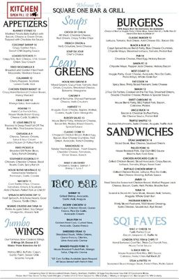 Menu photo 8 Square One Bar & Grill Danbury, CT Menu photo 8 Square One Bar & Grill Danbury, CT