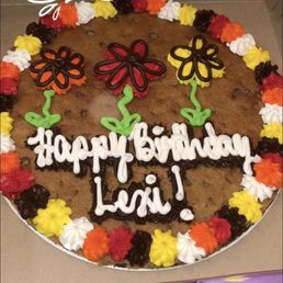 Birthday cookie cake Birthday cookie cake