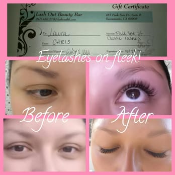 Lash Out Beauty Bar - I couldn't be more happier with my new eyelashes! A huge thank you to Vanessa, she's awesome! - Waxing Near Me - Sacramento, California Lash Out Beauty Bar - I couldn't be more happier with my new eyelashes! A huge thank you to Vanessa, she's awesome! - Waxing Near Me - Sacramento, California