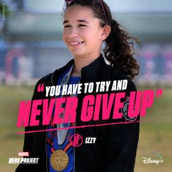 Built By Martial Arts - 3rd Degree Black Belt Miss Izzy Green is a member of Marvel's Hero Project airing on Disney Plus!