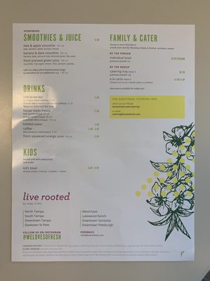 Menu photo 4 SoFresh Pittsburgh, PA