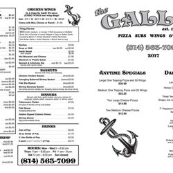Galley - Menu