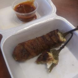 Be Blessed BBQ - The Texas Twinkie! Amazing!