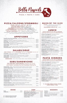 Menu photo 3 Bella Napoli Cumberland, MD