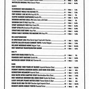 The Shambles - Beer List (1/20/2018) - Beer Bar Near Me - Seattle, Washington The Shambles - Beer List (1/20/2018) - Beer Bar Near Me - Seattle, Washington
