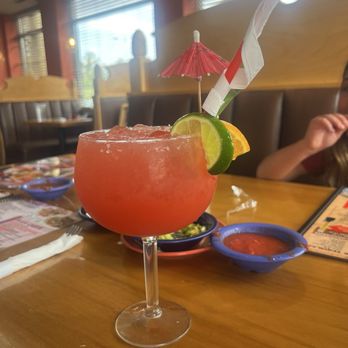 El Conquistador Mexican 3 - Strawberry Margarita - Mexican Near Me - Inman, South Carolina