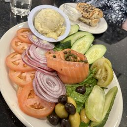 Large Hand-Sliced Nova Lox Plate Large Hand-Sliced Nova Lox Plate