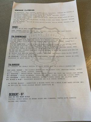 Menu photo 7 The Local 706 Athens, GA