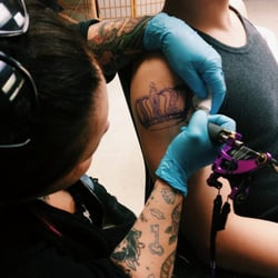 Royal Oak Tattoo - Awesome crown design on my friend!