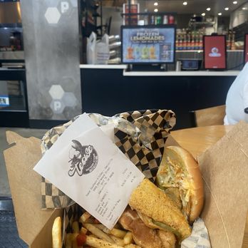 Tease Southern Kitchen - Cajun fish po' boy(15.95) - Chicken Shop Near Me - Emeryville, California Tease Southern Kitchen - Cajun fish po' boy(15.95) - Chicken Shop Near Me - Emeryville, California