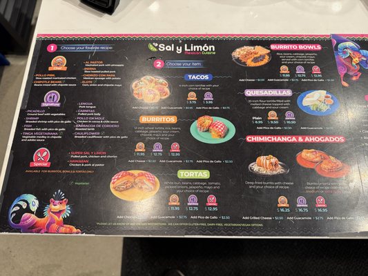 Menu photo 2 Sal y Limon Vancouver, BC