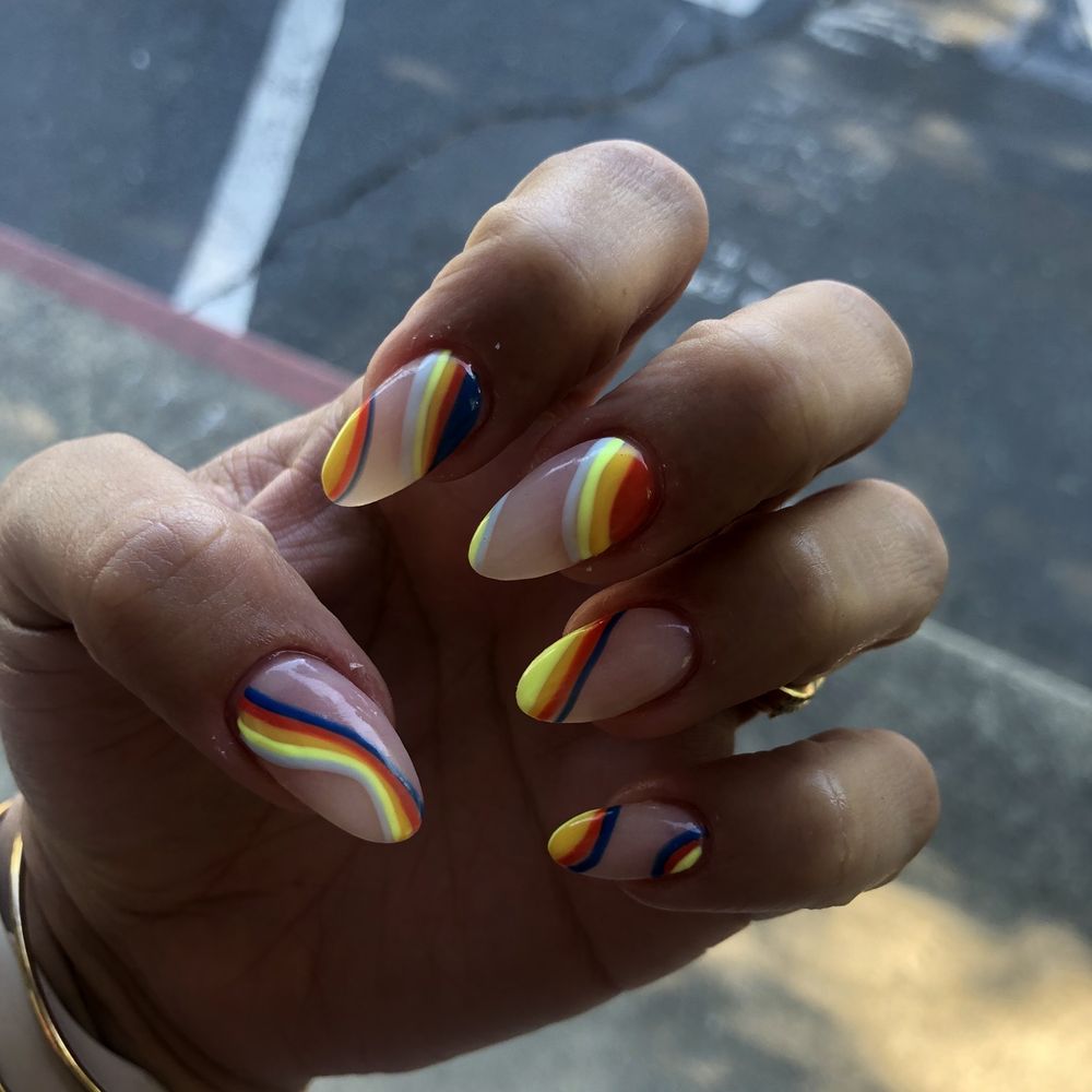 Harmony Nail Spa - Pride nails done by Hannah. AMAZING! - Nail Salons Near Me - Sacramento, California Harmony Nail Spa - Pride nails done by Hannah. AMAZING! - Nail Salons Near Me - Sacramento, California