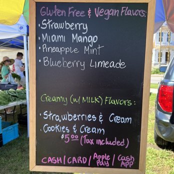 Joysicles Gourmet Pops - a menu on a chalkboard - Ice Cream & Frozen Yogurt Near Me - Virginia Beach, Virginia Joysicles Gourmet Pops - a menu on a chalkboard - Ice Cream & Frozen Yogurt Near Me - Virginia Beach, Virginia