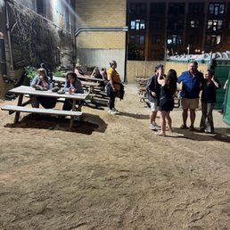 Porta Potties and Benches