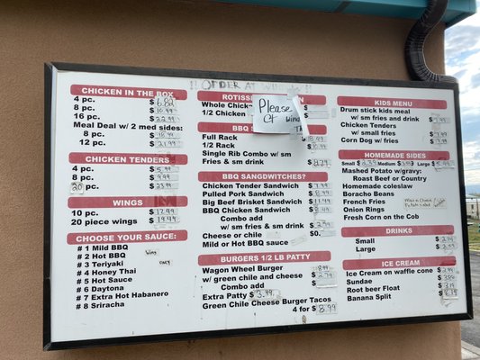 Menu photo 4 Mel’s Drive Thru Chicken and BBQ Cuba, NM