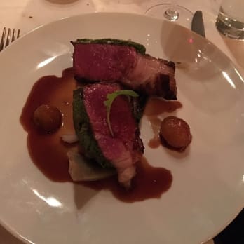 Wallsé - Steak with ramps crust - Austrian Near Me - New York, New York Wallsé - Steak with ramps crust - Austrian Near Me - New York, New York