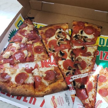 Sofia's Pizza - Just 2 regular slices of pizza. HUGE! - Pizza Near Me - Las Vegas, Nevada