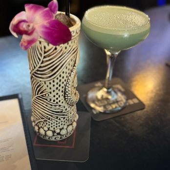 Tavern in the Square - Pitaschio martini and talk to me tiki - Sports Bars Near Me - Dedham, Massachusetts