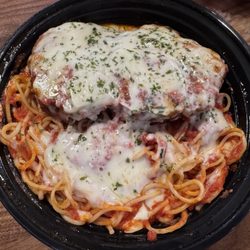 VIP Pizza & Pasta - Chicken Parmesan over pasta