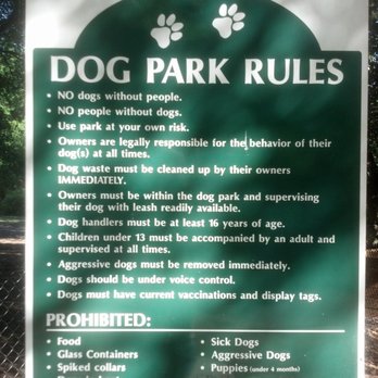 Pendleton King Bark Park - The Rules - Dog Parks Near Me - Augusta, Georgia