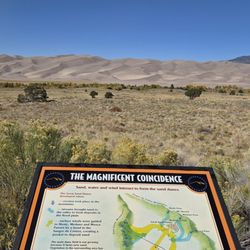 Great Sand Dunes National Park & Preserve - Information Sign  10-06-2025