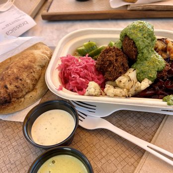 Brassica - Hummus plate with falafel - Salad Near Me - Indianapolis, Indiana