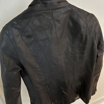 Power Cleaners - Leather Jacket (back) - Shoe Repair Near Me - Lake Forest, California Power Cleaners - Leather Jacket (back) - Shoe Repair Near Me - Lake Forest, California
