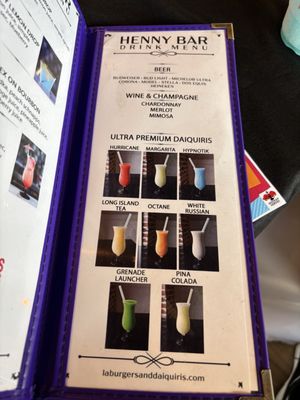 Menu photo 1 LA Burgers & Daiquiris Houston, TX Menu photo 1 LA Burgers & Daiquiris Houston, TX